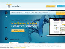 Tablet Screenshot of medicoland.pl